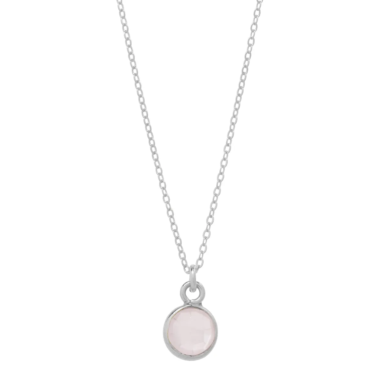 SALE - Tiny Bezel Stone Necklace (more colors)