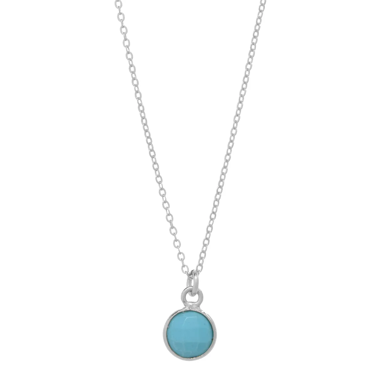 SALE - Tiny Bezel Stone Necklace (more colors)