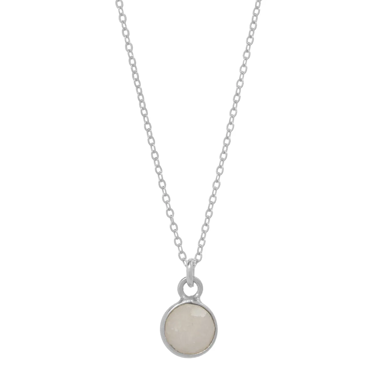 SALE - Tiny Bezel Stone Necklace (more colors)