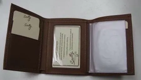 Scully Wallet Collection: Tri-Fold Black or Brown