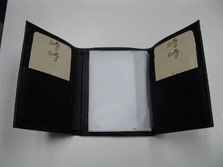Scully Wallet Collection: Tri-Fold Black or Brown