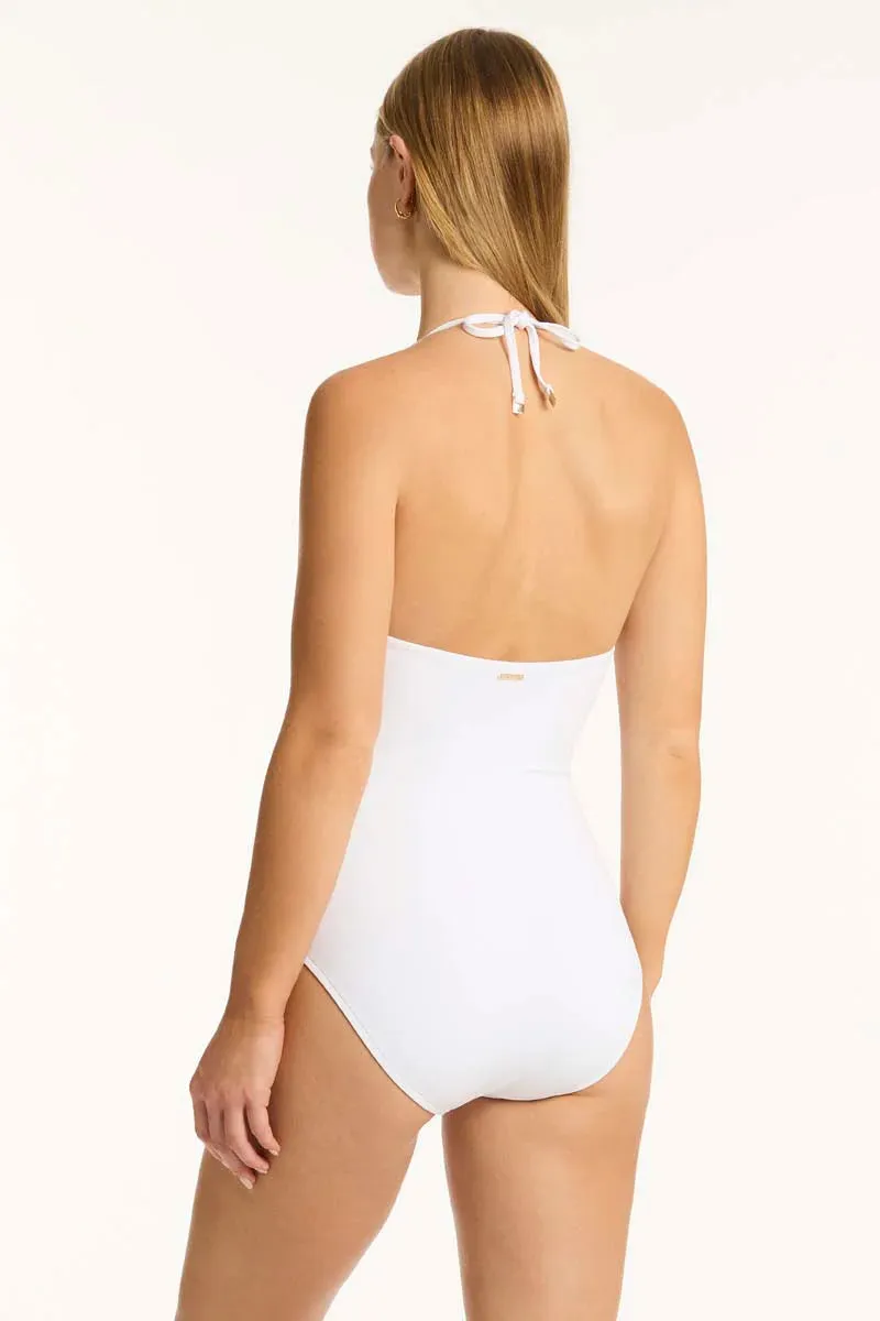 SEA LEVEL- WOMEN'S  1PC DRIFT LONGLINE SWIMSUIT