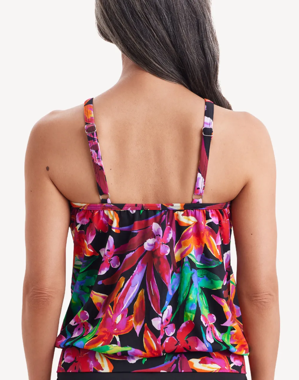 Secret Jungle High Neck Tankini Top