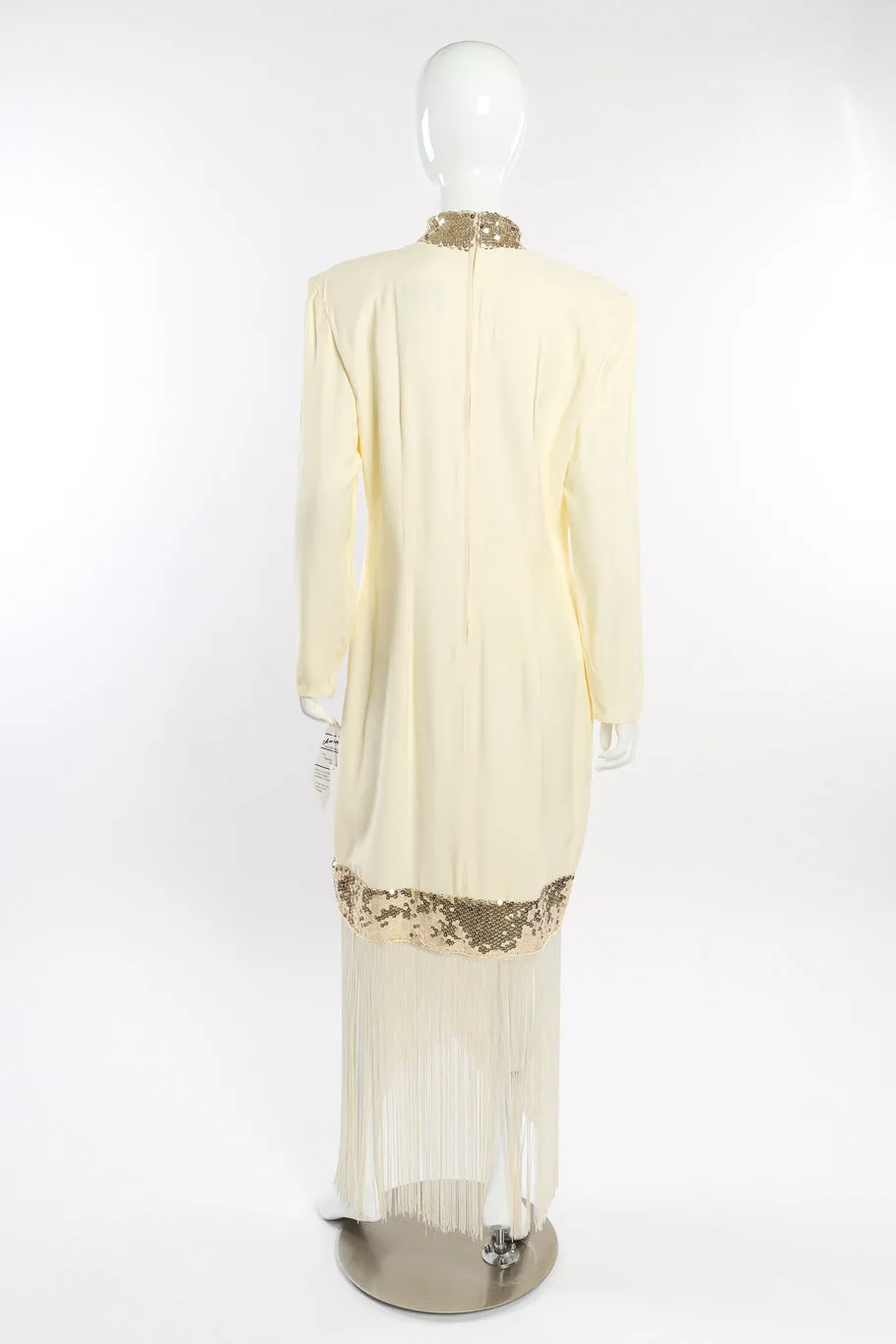 Sequin Fringe Drop Waist Dress
