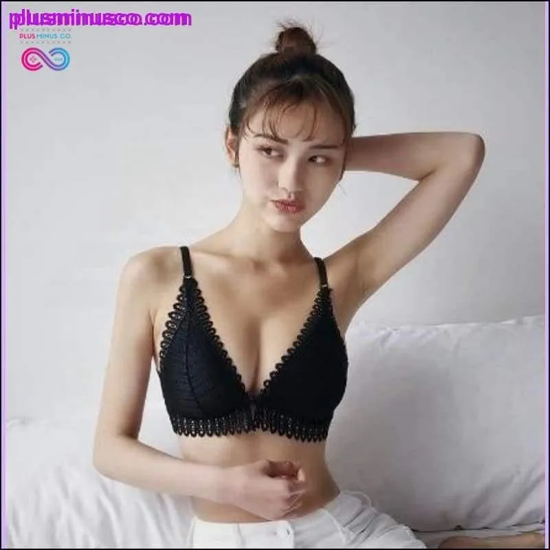 Sexy Lace Wireless Front Closure Bra Women Lingerie Adjusted