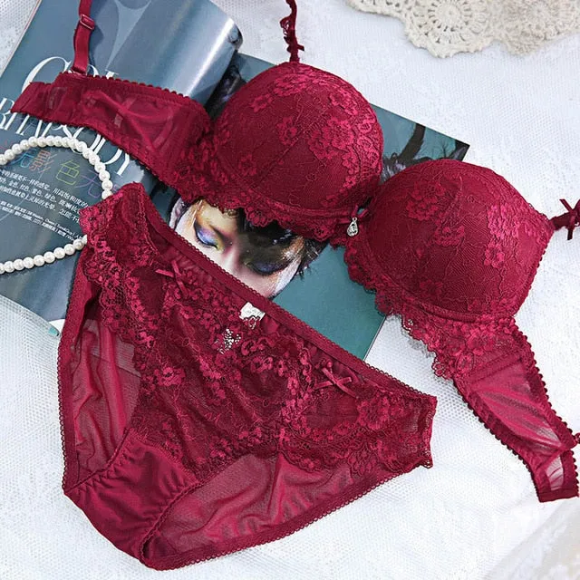 Sexy Push Up Bra Set