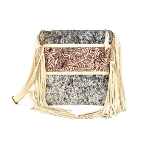 Shania - Black & White w/ Ivory & Brown Dallas Tool