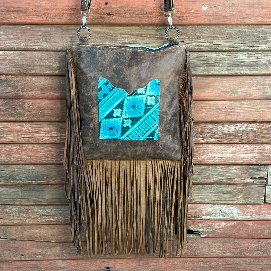 Shania - Longhorn w/ Turquoise Matrix Navajo