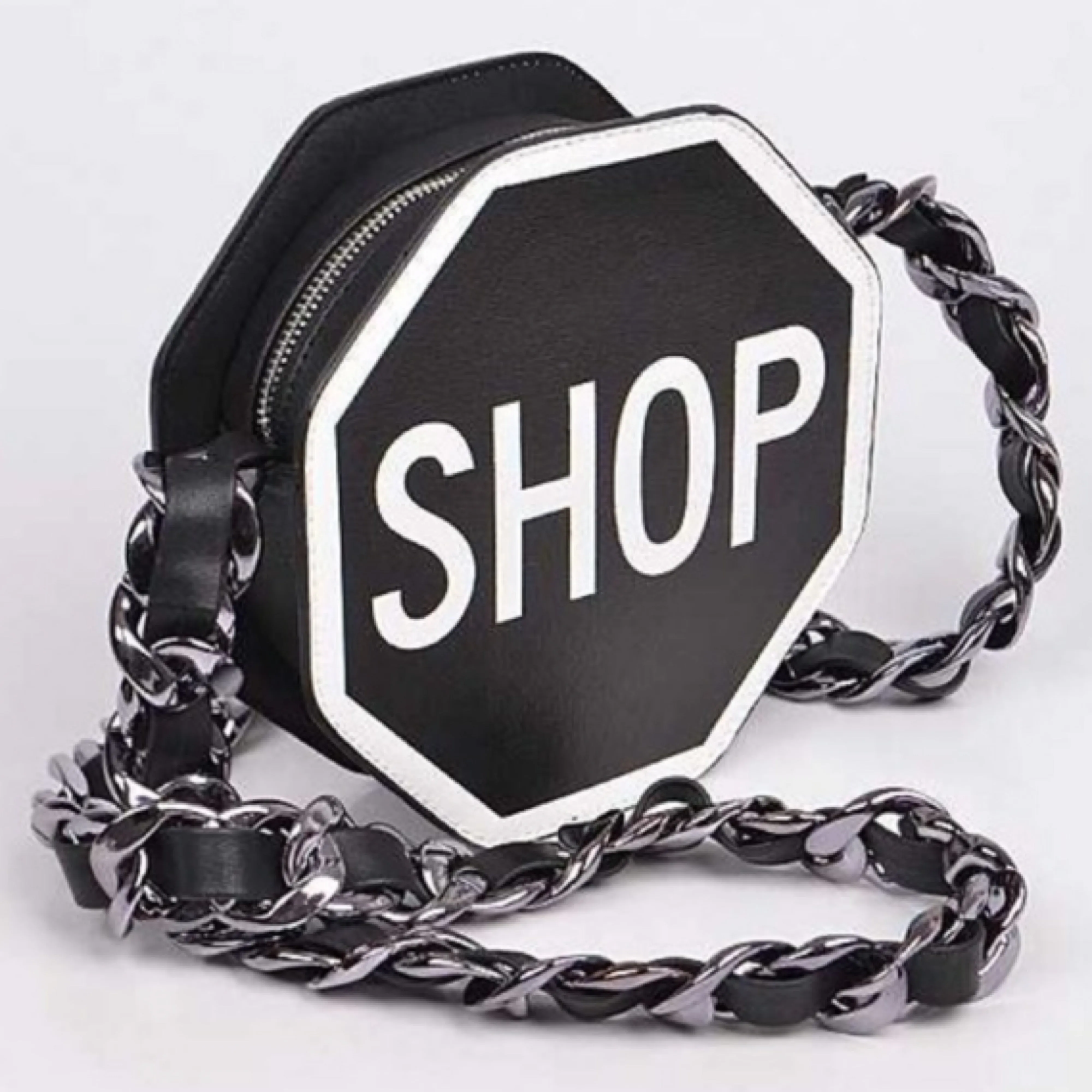 Shop Sign Crossbody Handbag