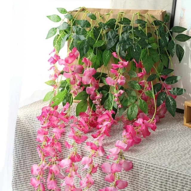Silk Wisteria Flower Vines