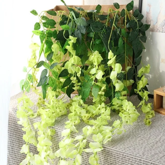 Silk Wisteria Flower Vines