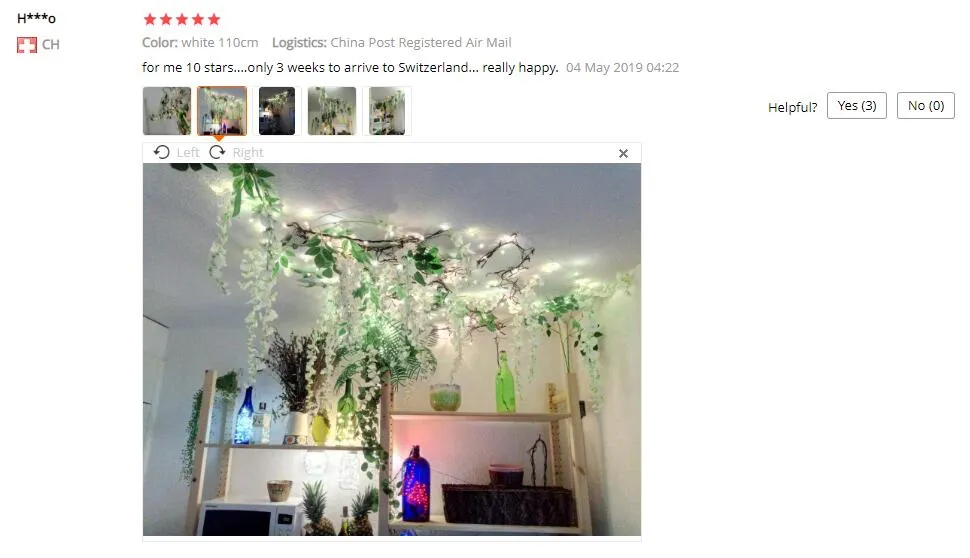 Silk Wisteria Flower Vines