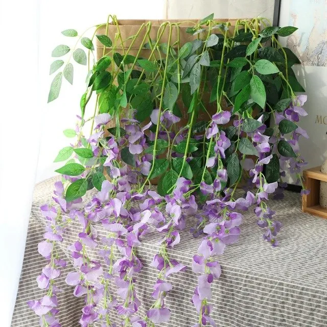 Silk Wisteria Flower Vines
