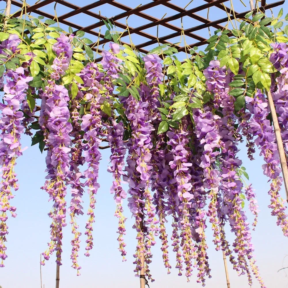 Silk Wisteria Flower Vines