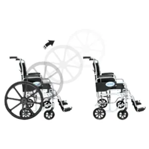 Silla de ruedas convertible