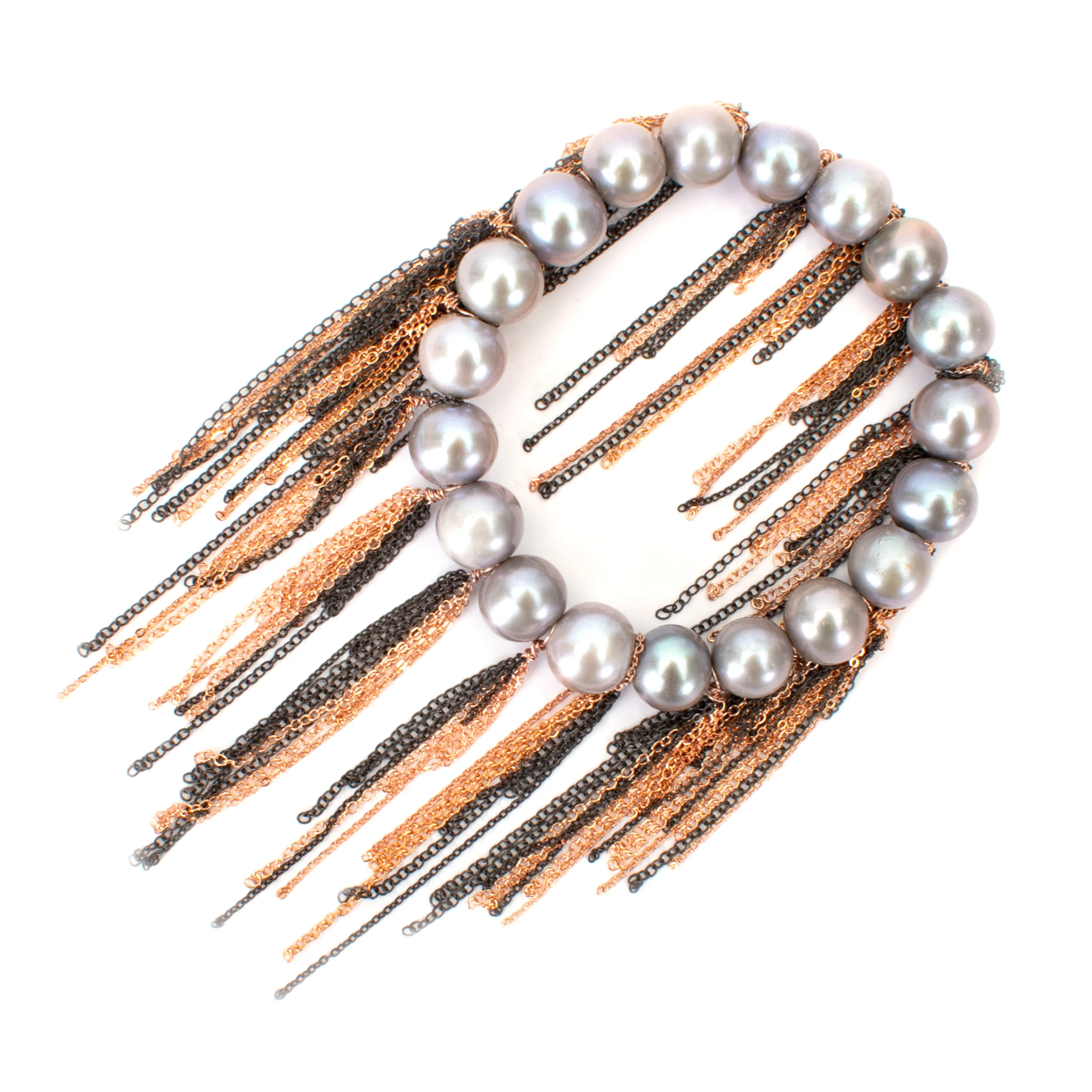 Silver Fringe Bracelet