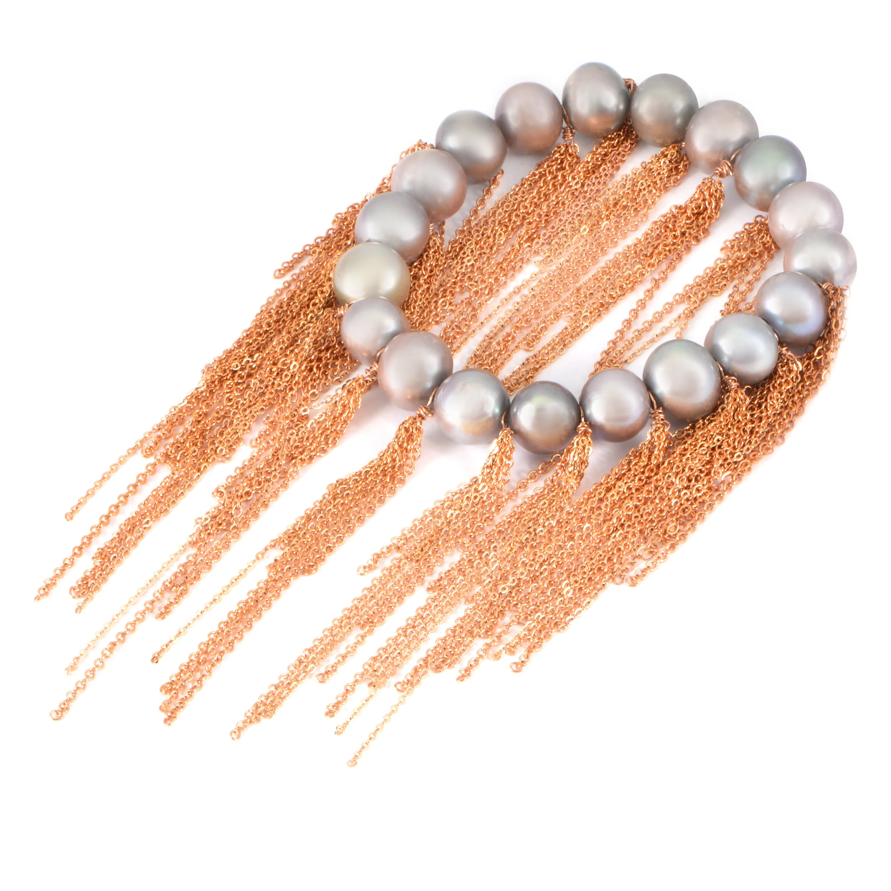Silver Fringe Bracelet
