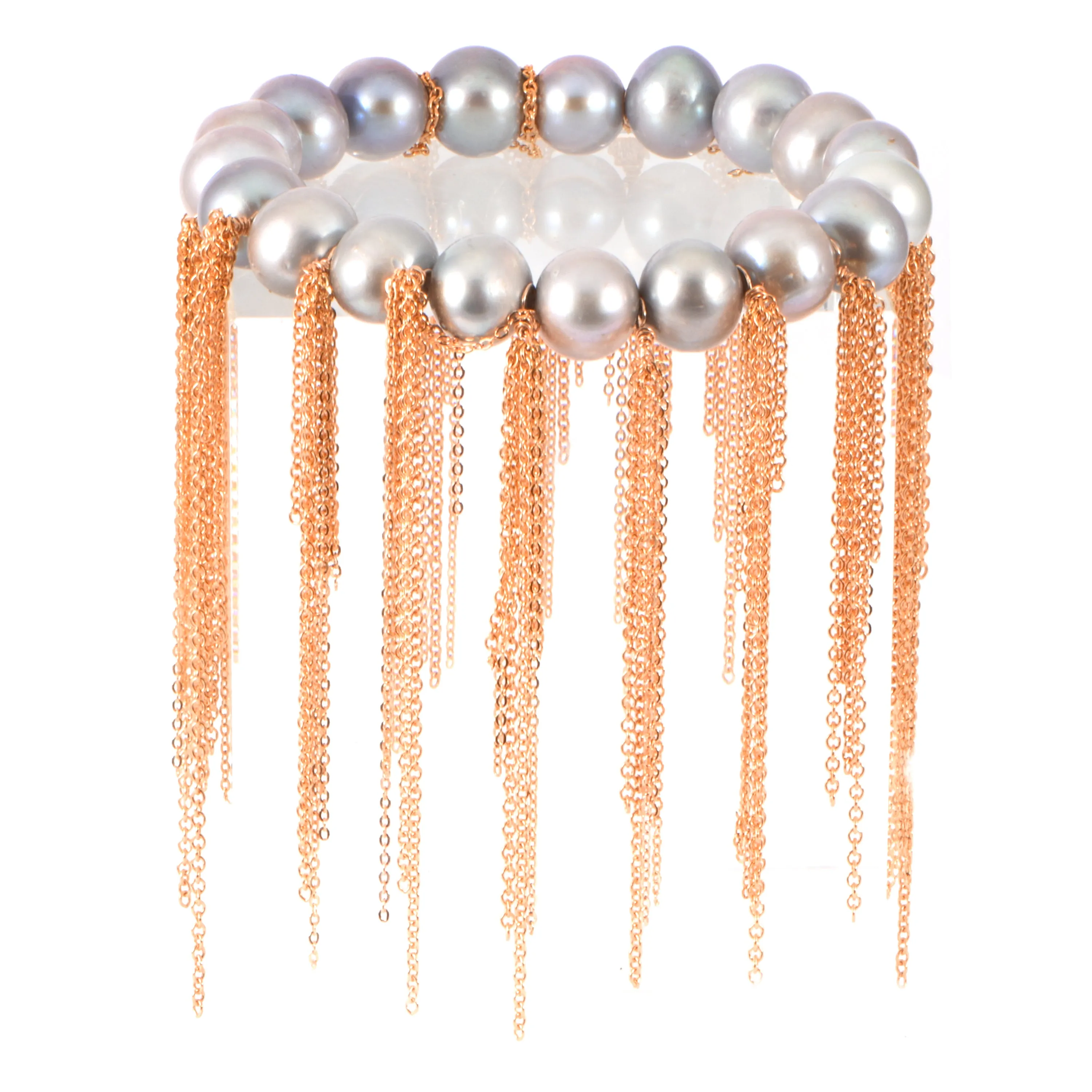 Silver Fringe Bracelet