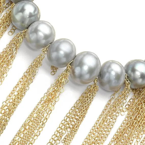 Silver Fringe Bracelet