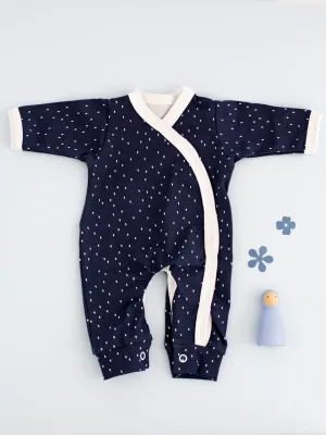 Sleepsuit for Premature & Tiny Babies, Midnight Snow