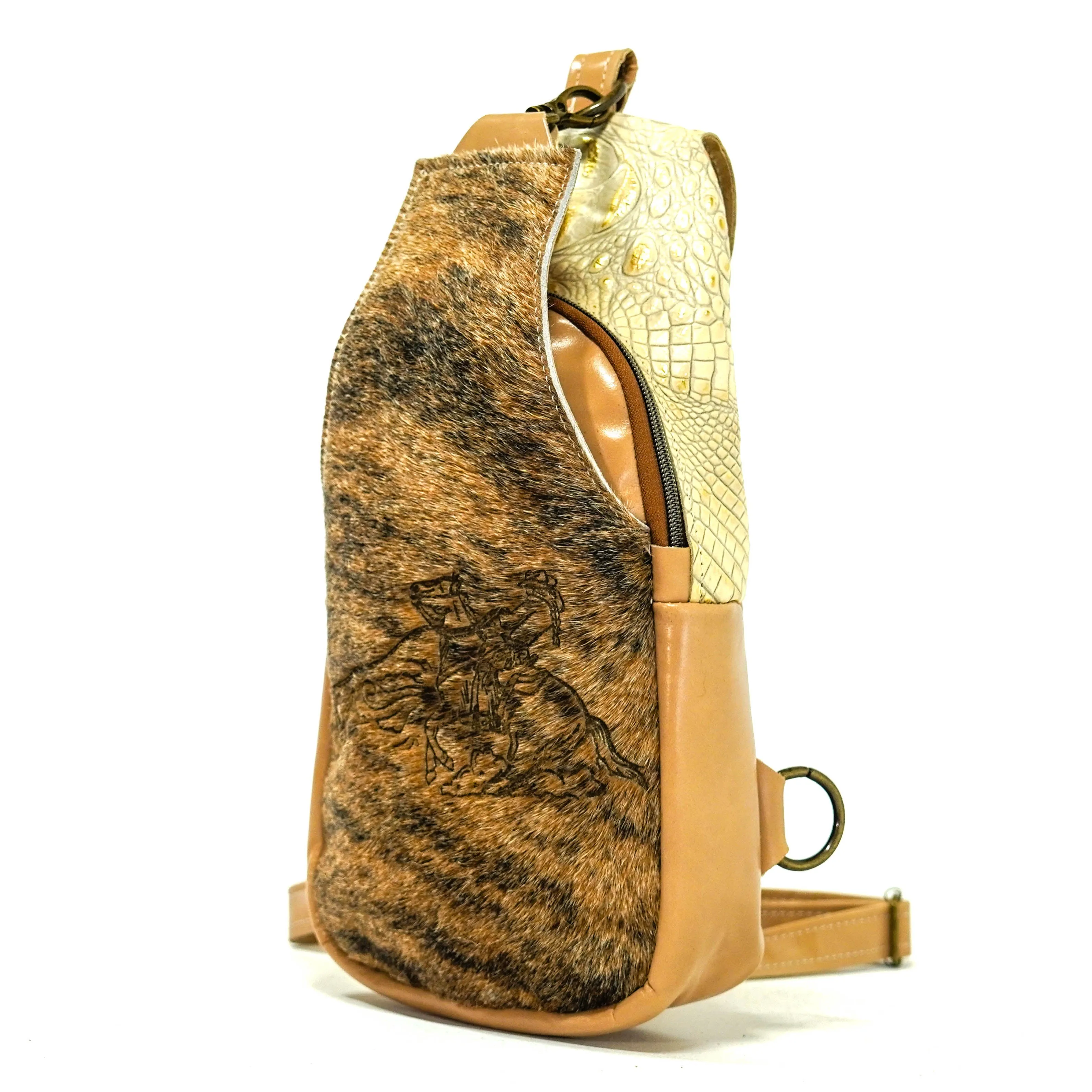 Sling Bag - Brindle w/ Engraving