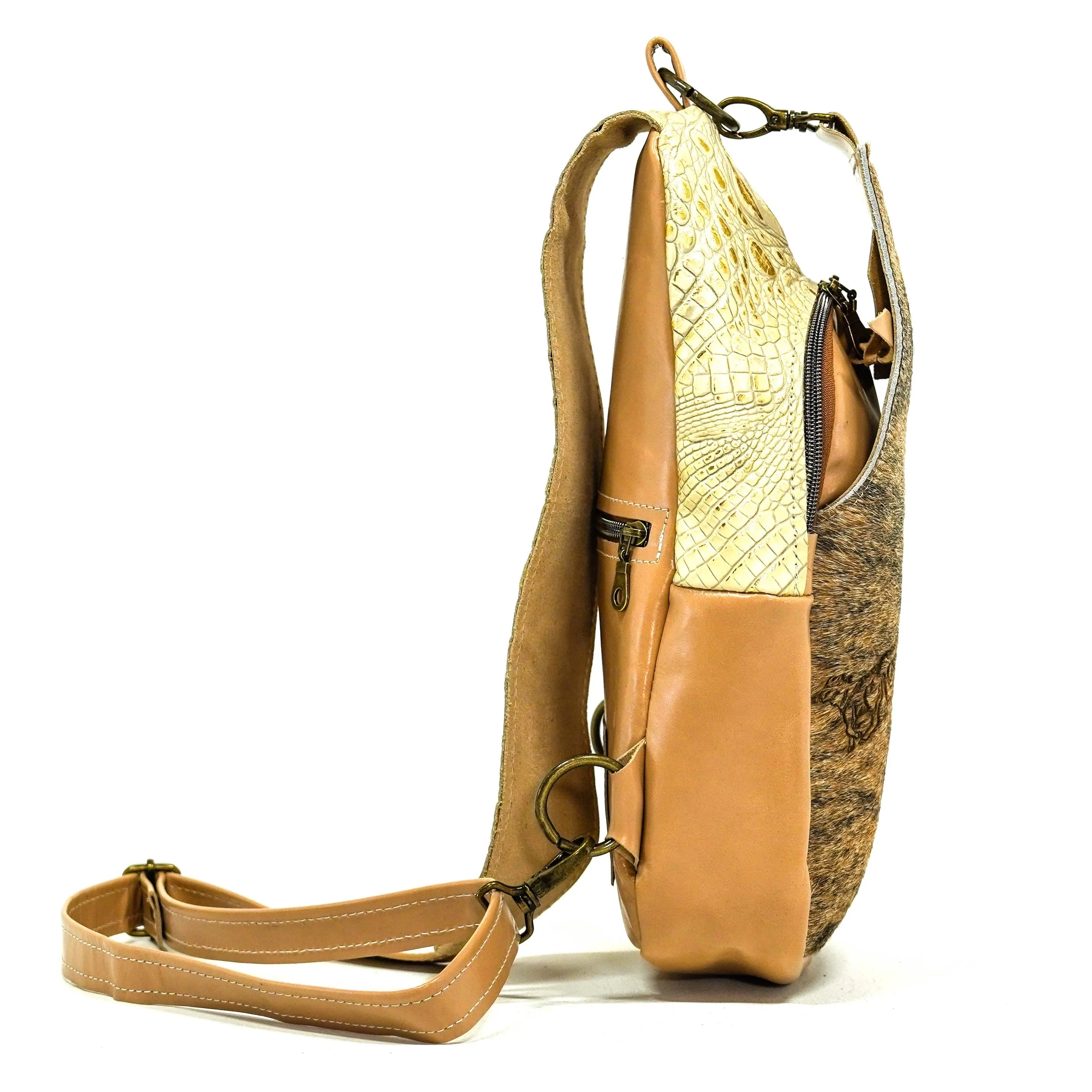Sling Bag - Brindle w/ Engraving