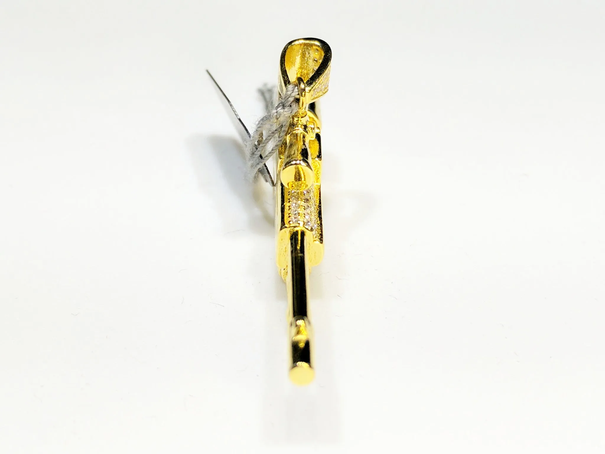 Sniper Rifle Pendant Silver