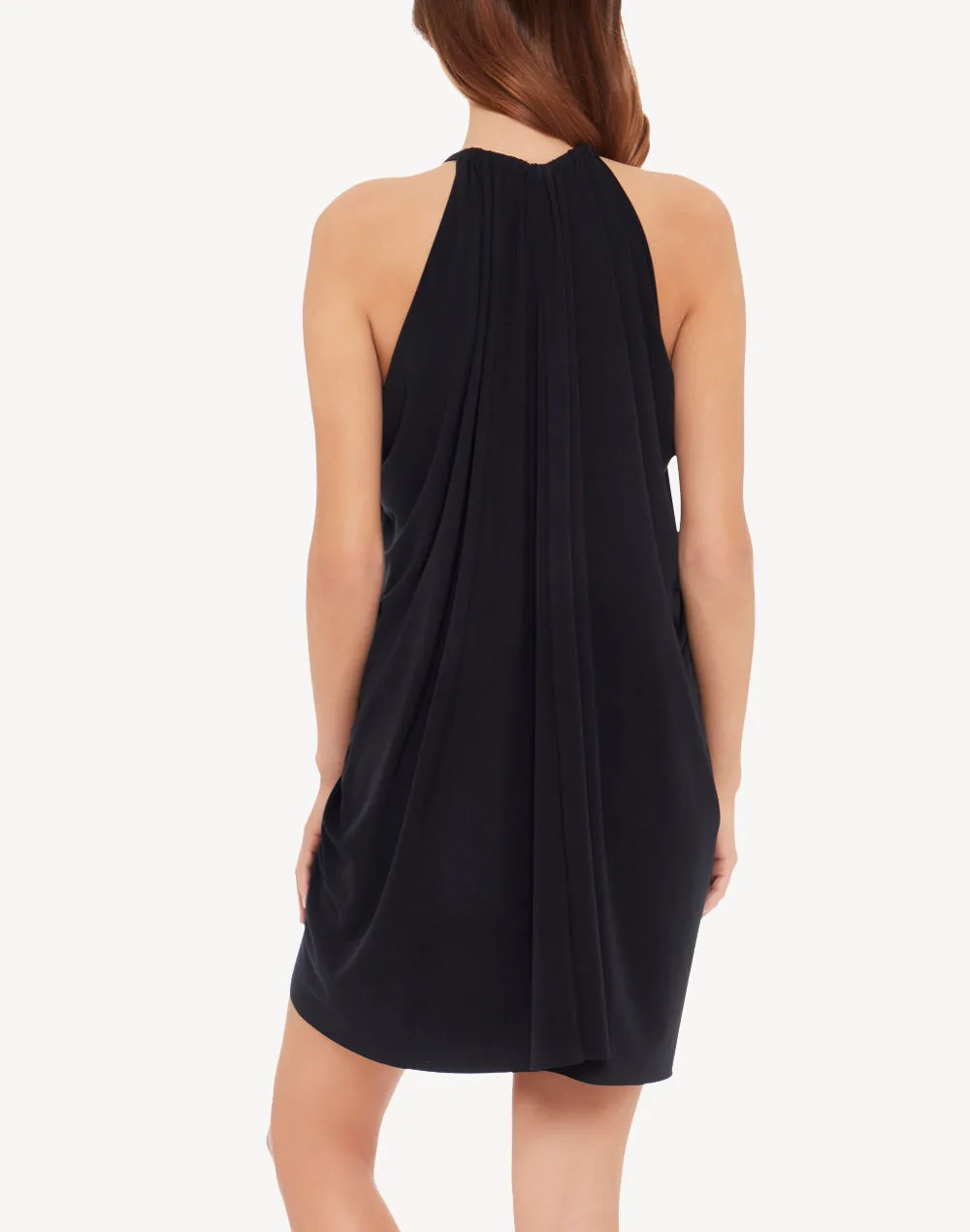 Solid Drape Cover Up