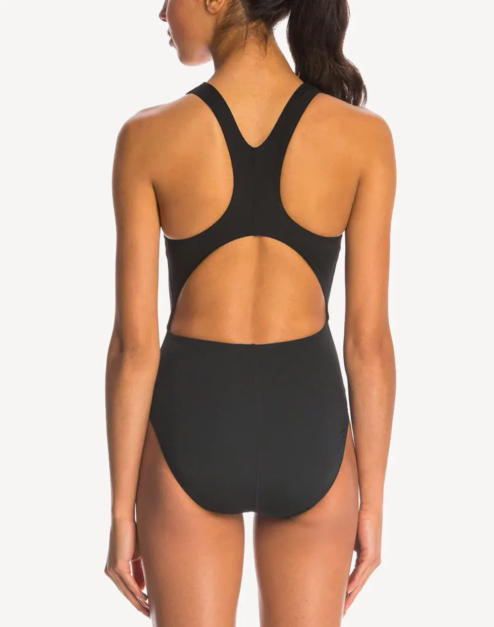 Solid Polyester Maxback Long Torso One Piece