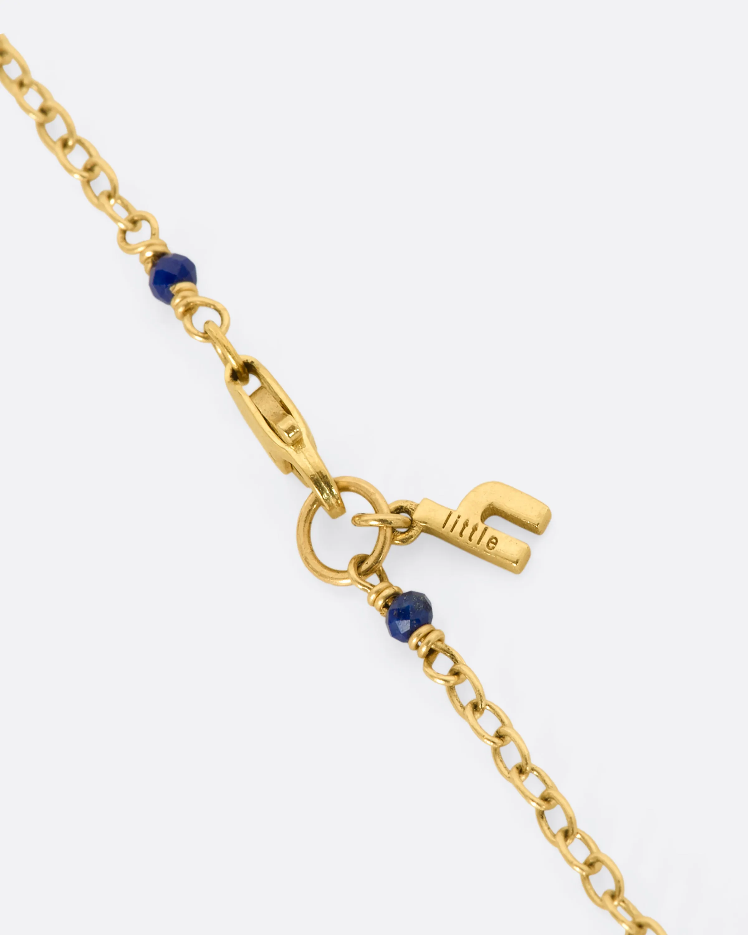 Soufflé Pearl and Lapis Pendant Necklace