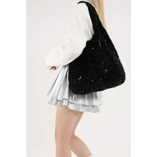 Sparkle in Style with Our Sequin Polyester Handbag for Every Occasion