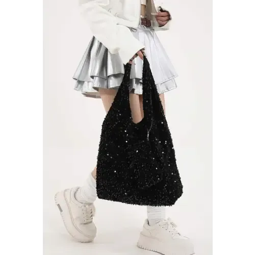 Sparkle in Style with Our Sequin Polyester Handbag for Every Occasion
