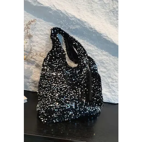 Sparkle in Style with Our Sequin Polyester Handbag for Every Occasion