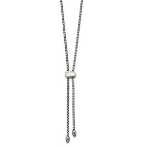 Stainless Steel Polished Fancy Adjustable up to 20.5in Necklace