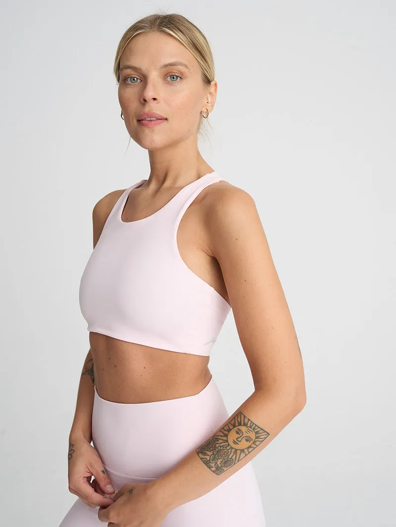 Stanik z wycięciem na plecach Goddess, Soft Pink