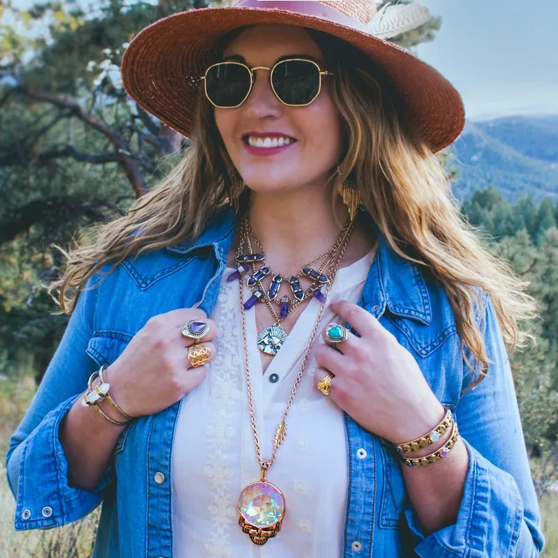 Steal Your Prism Necklace | Rose Gold