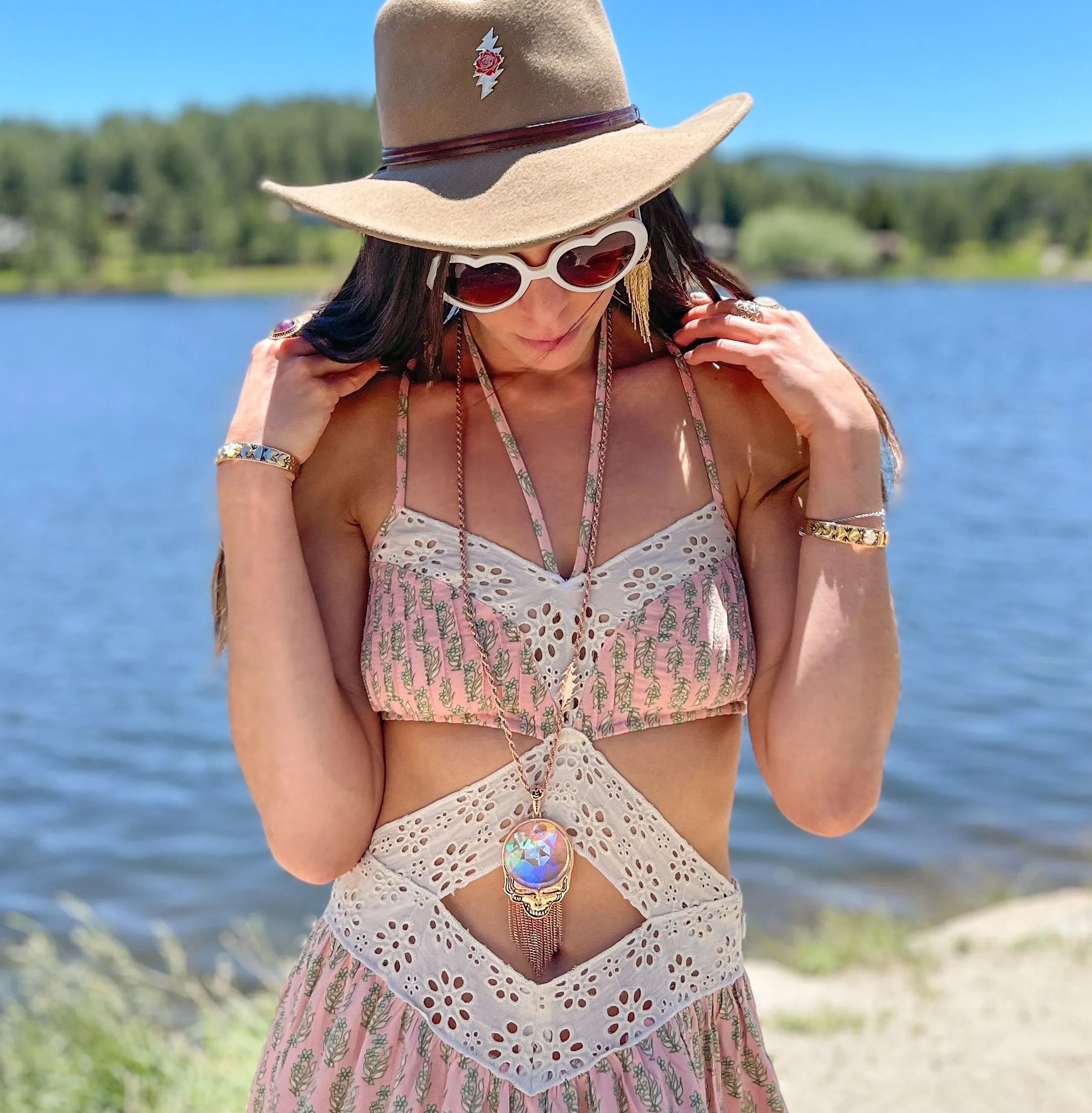 Steal Your Prism Necklace | Rose Gold