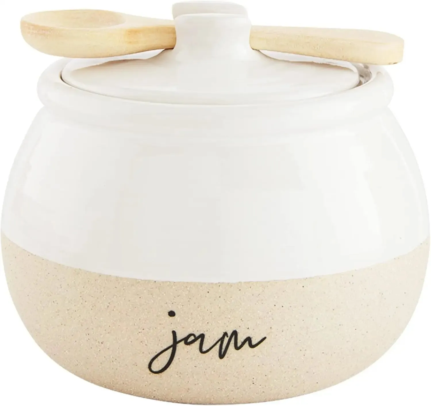 STONEWARE JAM JAR SET