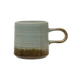 STONEWARE MUG WITH GLAZE