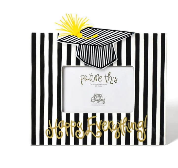 Striped Graduation Cap Mini Attachment