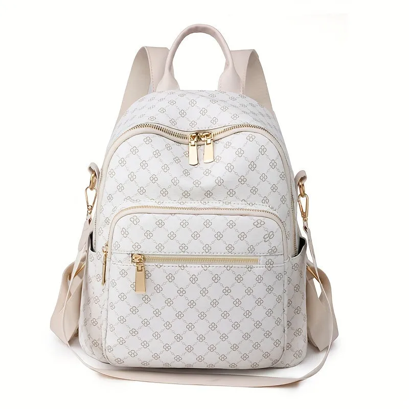 Stylish Anti Theft Backpack Secure Commuter Bag for Women