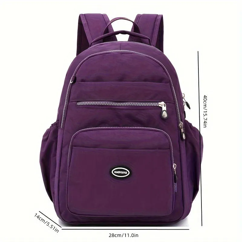 Stylish Waterproof Nylon Backpack for Students