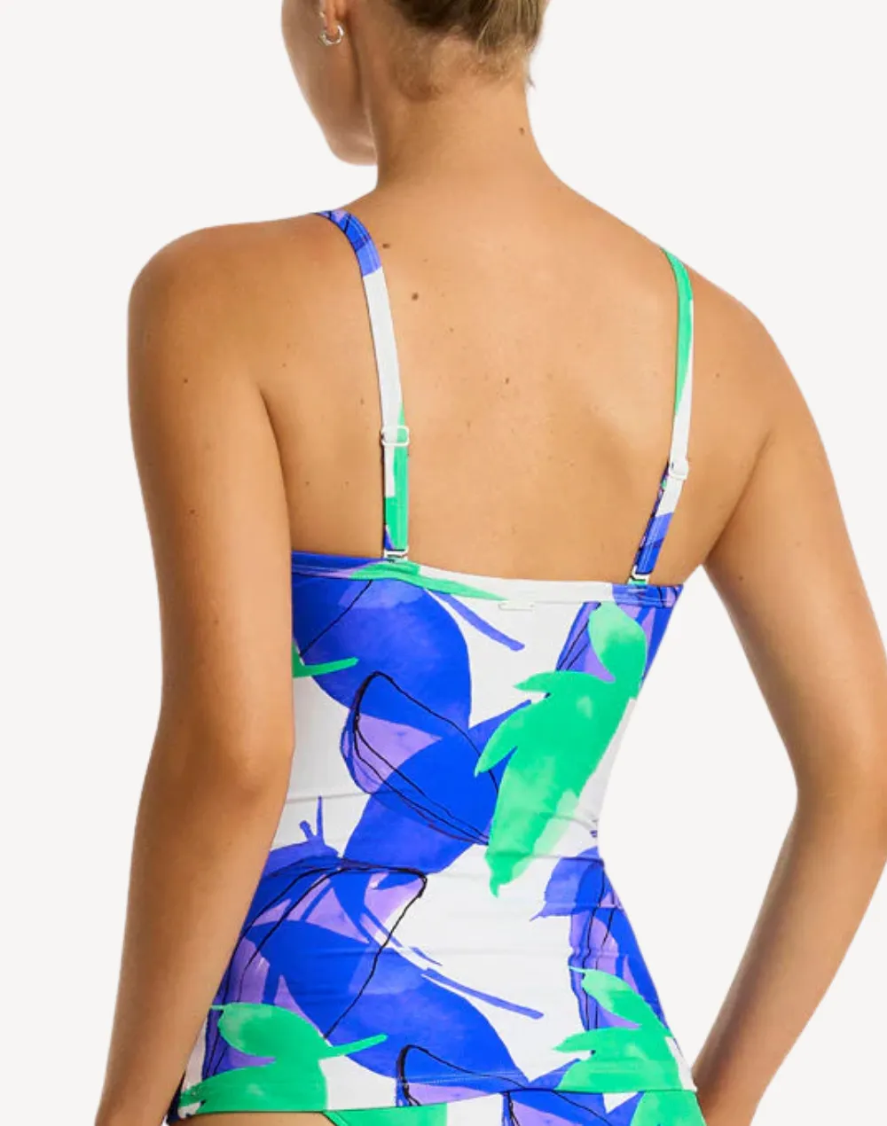 Sublime Tie Front DD/E Tankini Top
