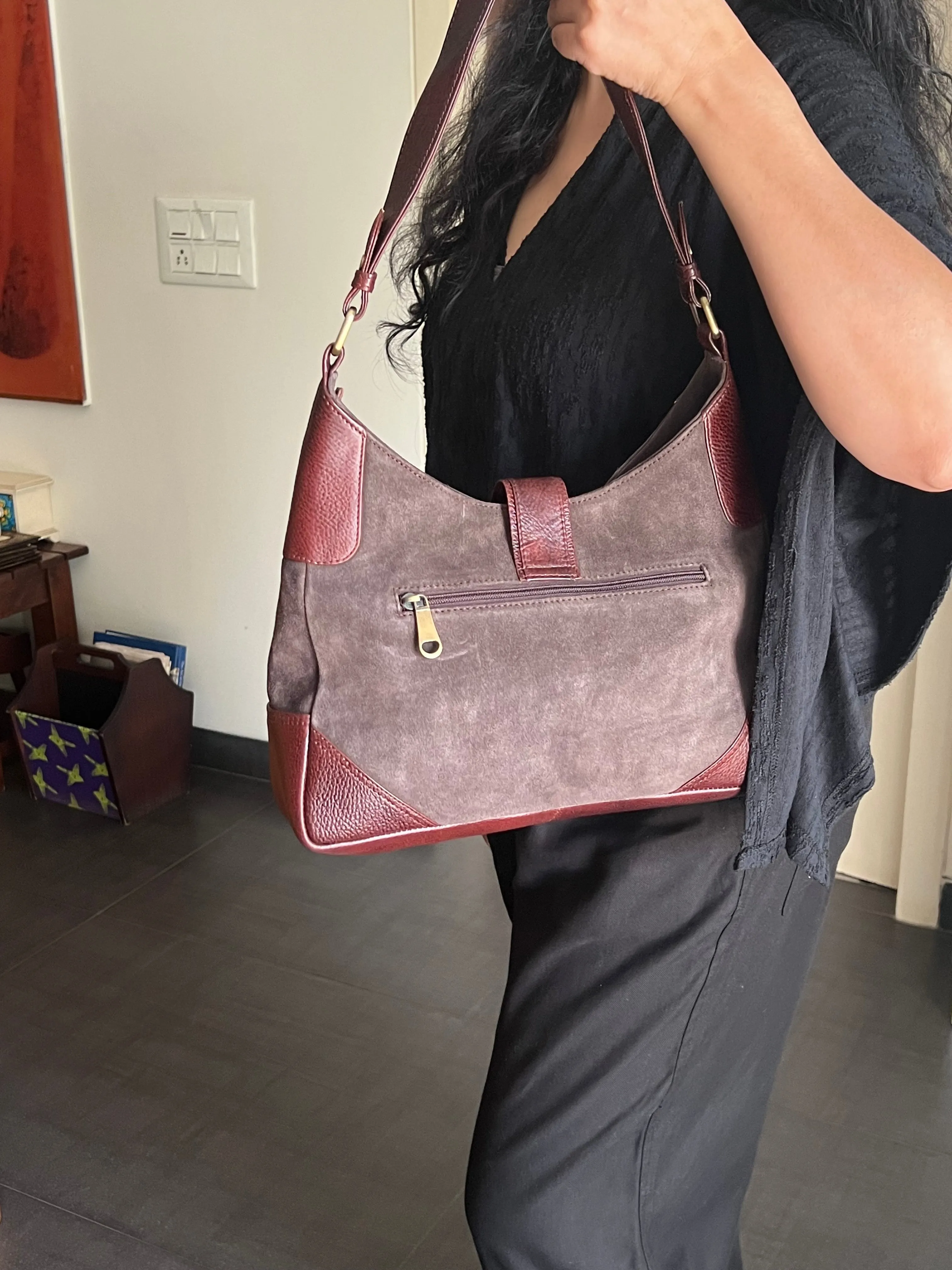 Suede Leather Bag