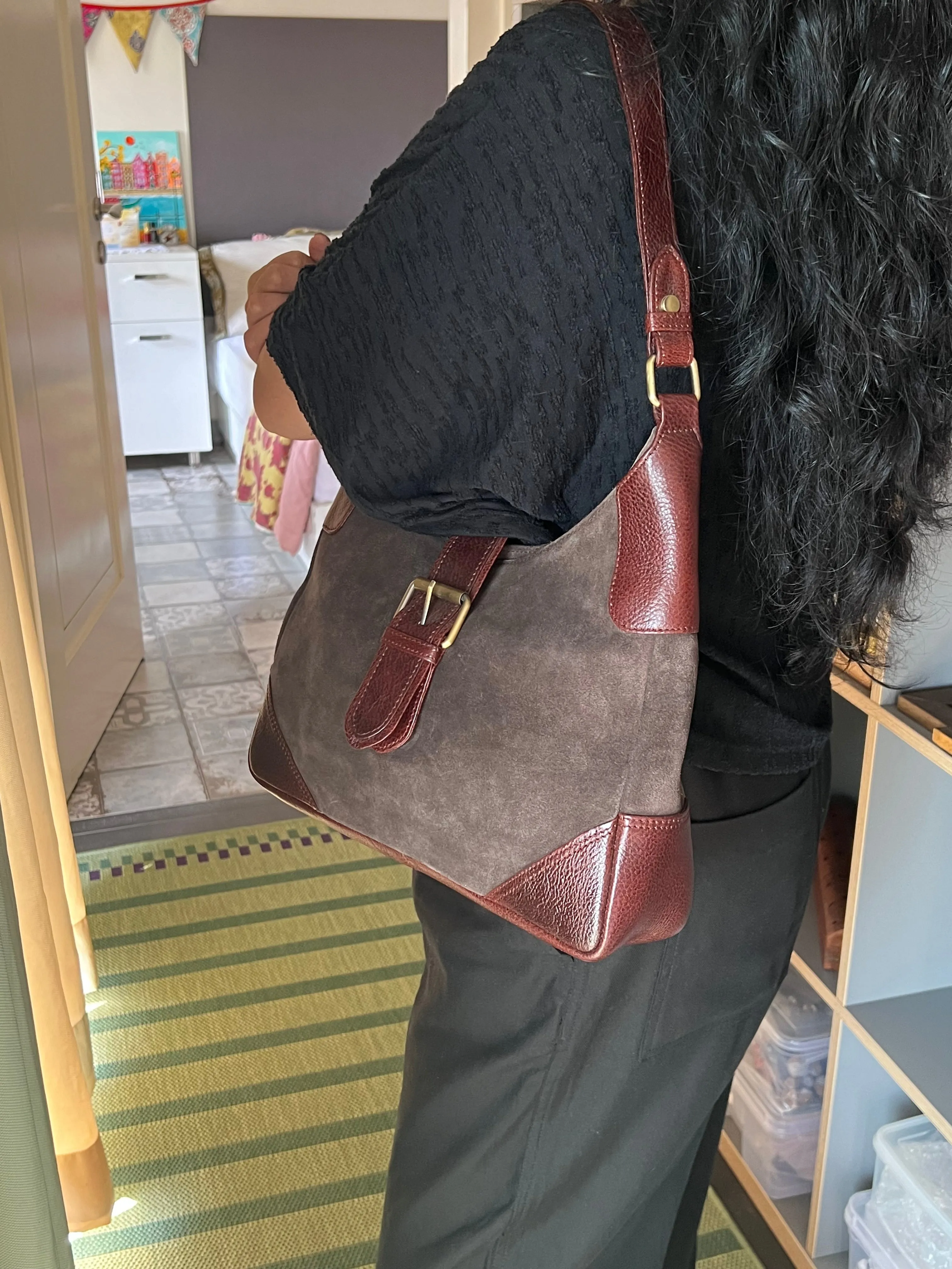 Suede Leather Bag