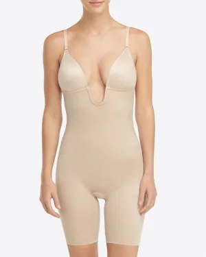 Suit Your Fancy Plunge Low Back Bodysuit