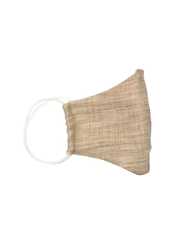 SukiSo Beige Linen Face Mask