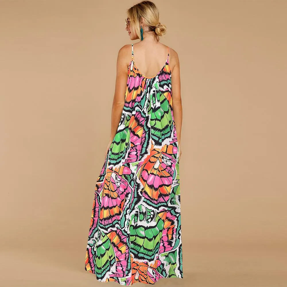 Summer Sleeveless Boho Long Maxi Dresses