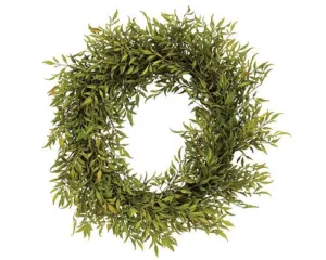 Summer smilax artificial greenery wreath