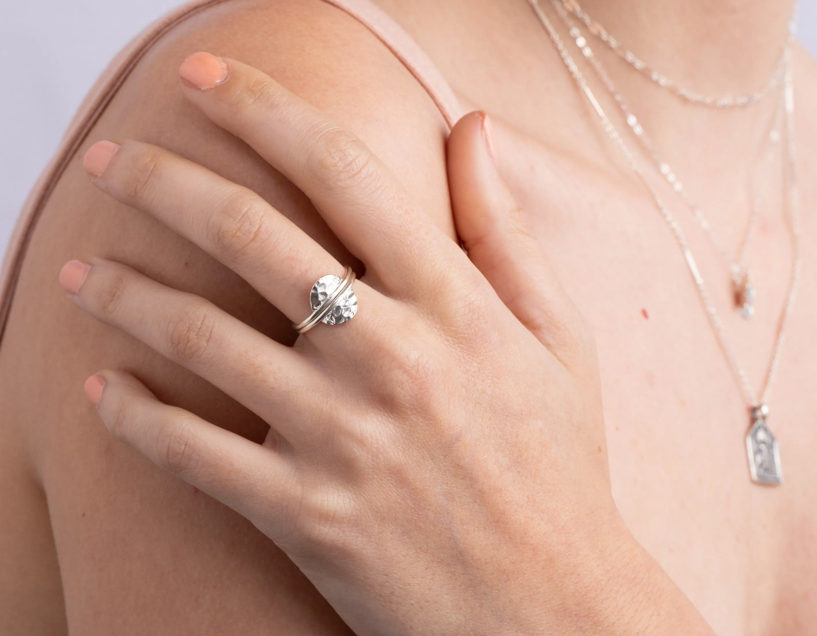Sunrise Ring in Silver